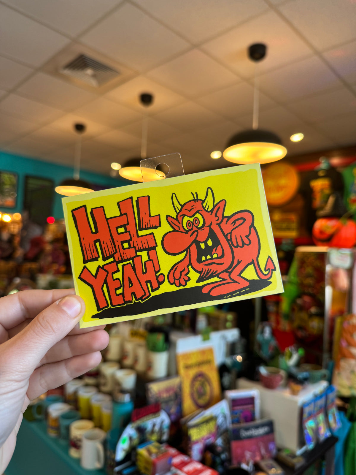 Hell Yeah! Devil Sticker