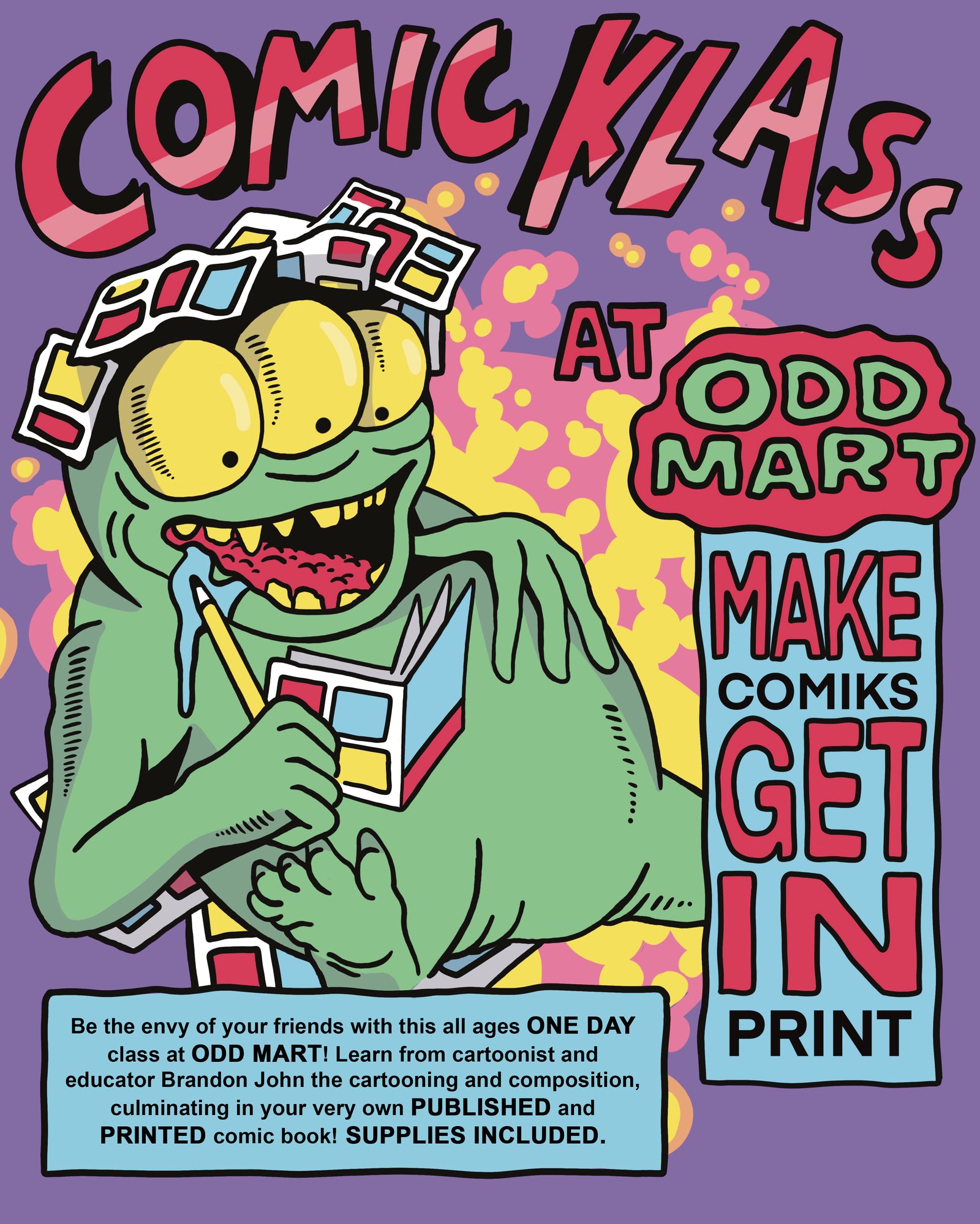 Comic Klass! Saturday  Dec 6th