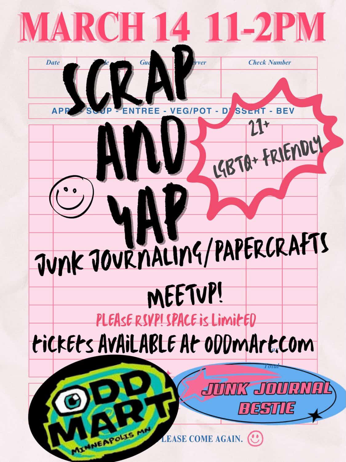 Scrap and Yap! March 14th 2026