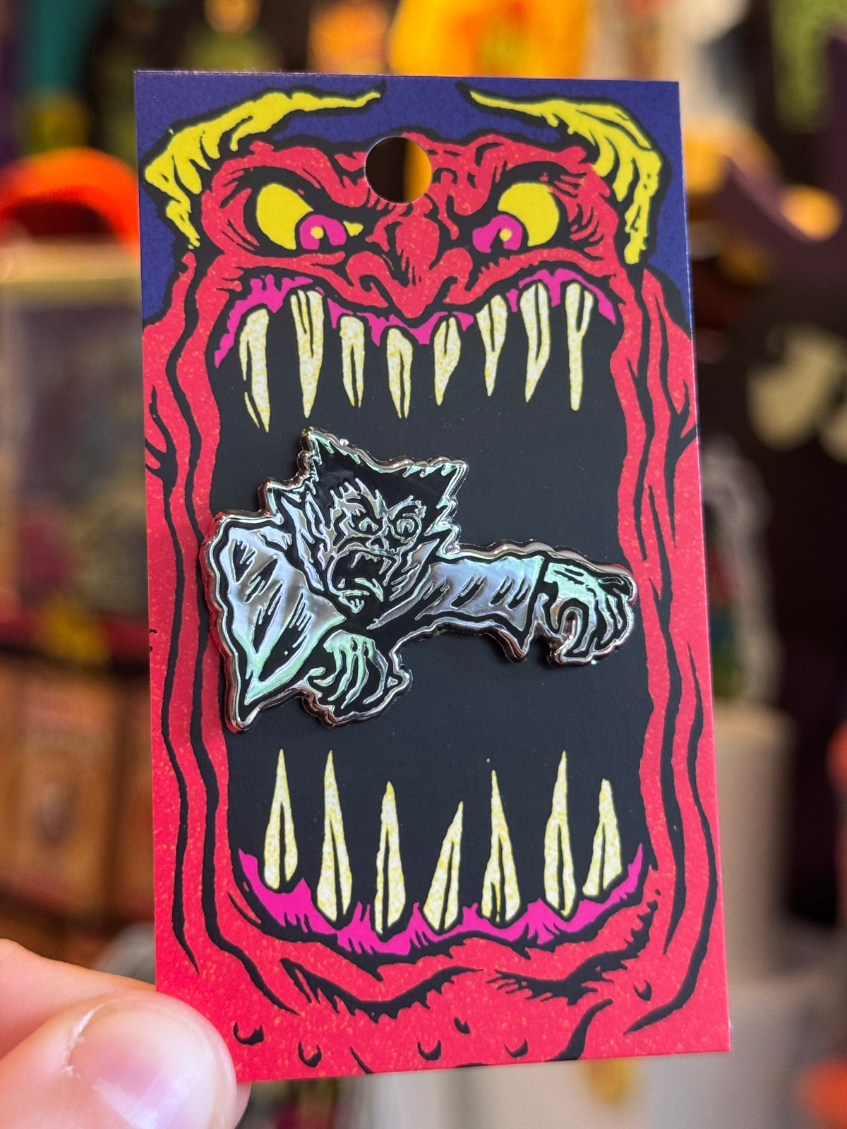 Creeping Vampire Pin