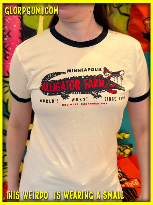 Odd Mart Minneapolis Alligator Farm T-Shirt - Glorp Gum