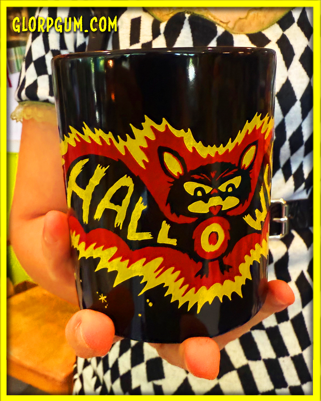 Halloween bat mug!
