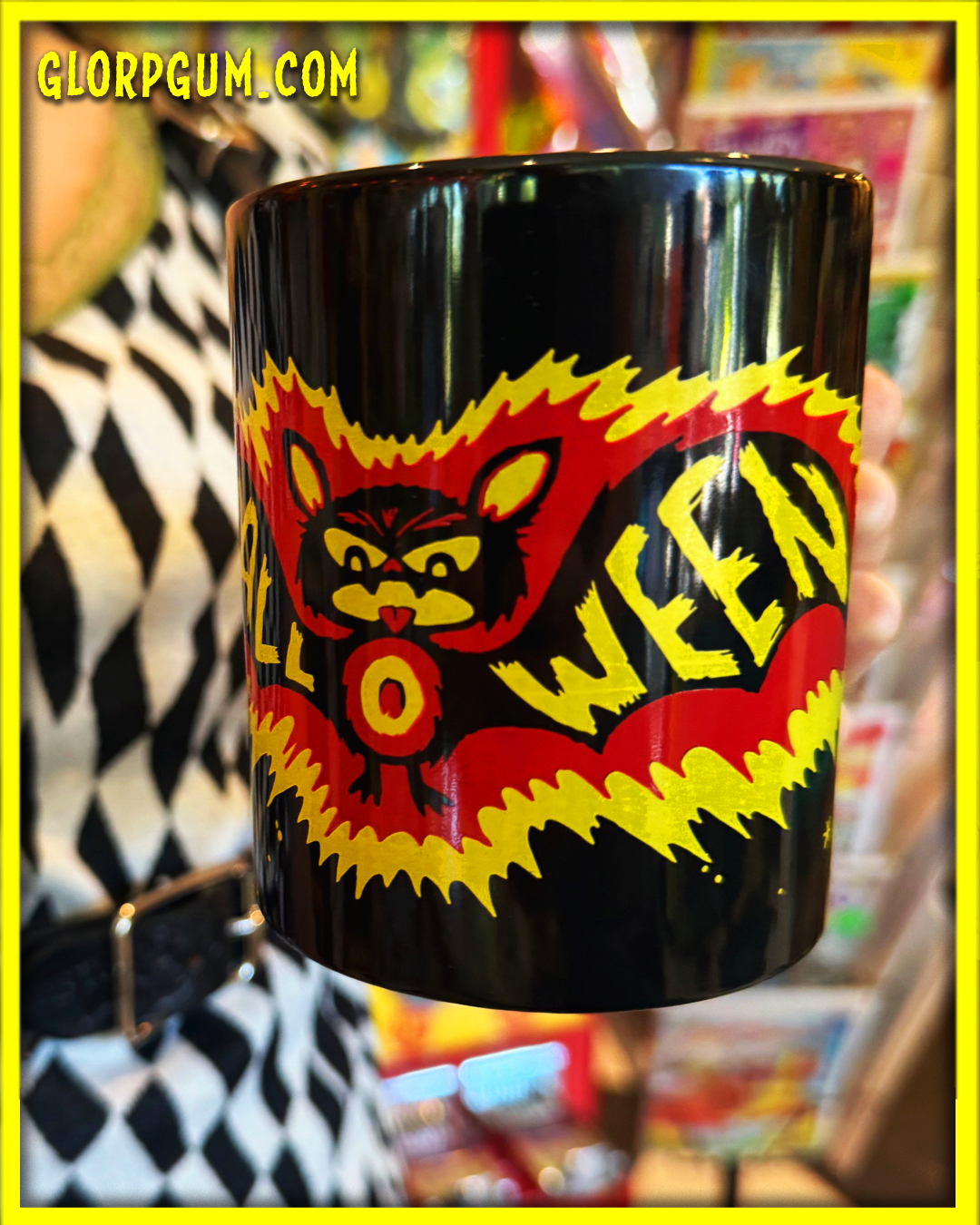 Halloween bat mug!