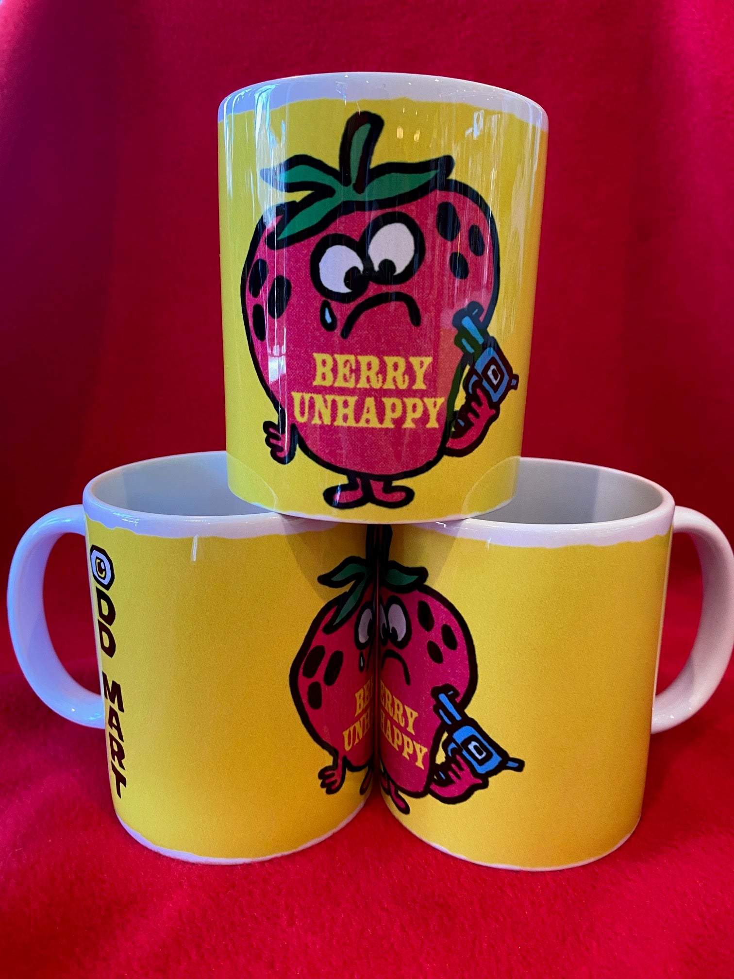 ODD MART Berry Unhappy Mug