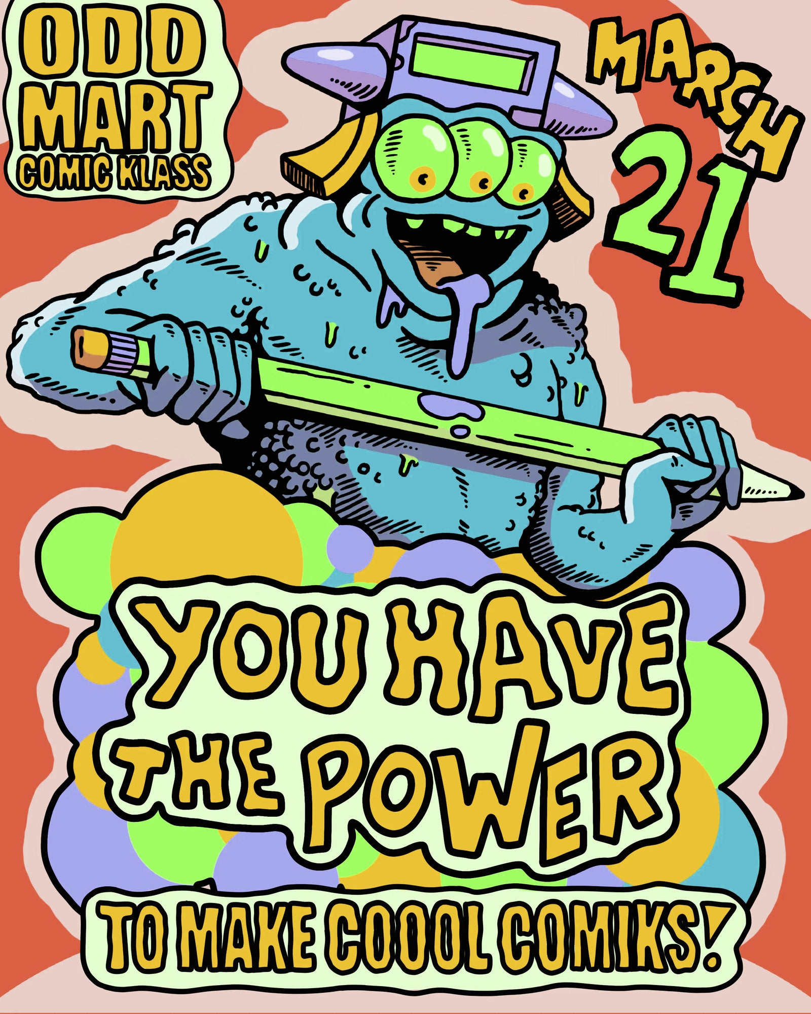 Comic Klass! Saturday March 21st 2026