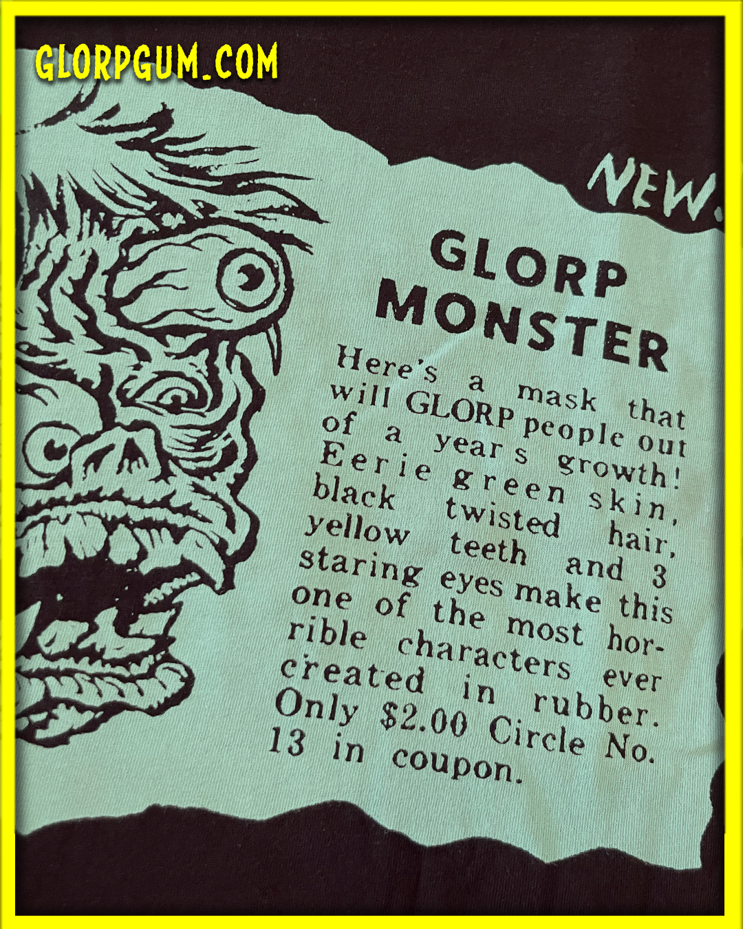 GLORP Fright Bite! (With FREE Glowing GLORP Monster-Shirt!)