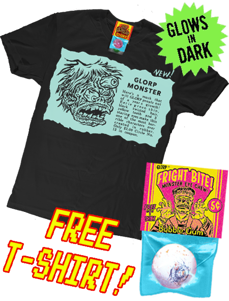 GLORP Fright Bite! (With FREE Glowing GLORP Monster-Shirt!)