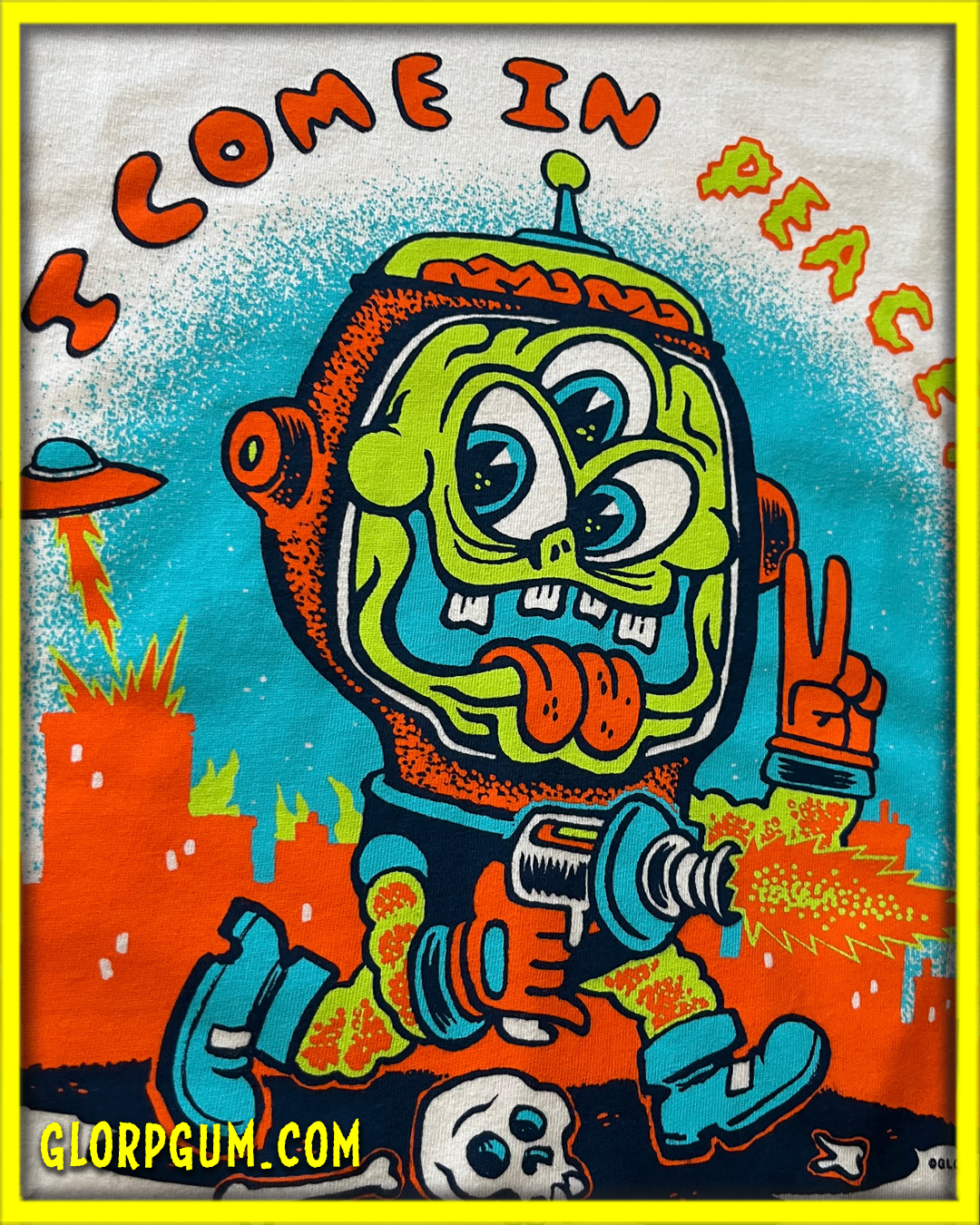 GLORP Gum Chew! (with FREE I come in peace T-shirt!)