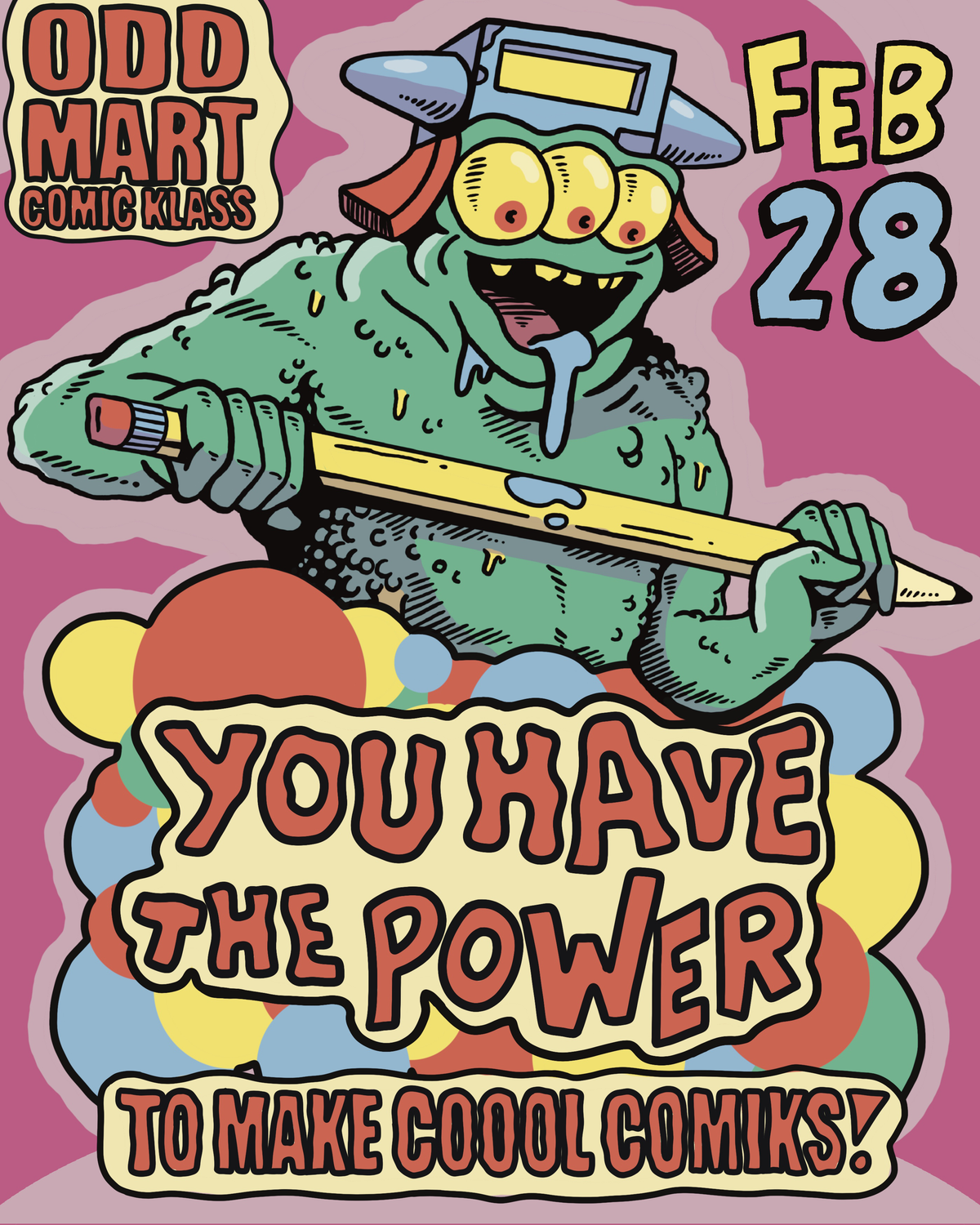 Comic Klass! Saturday Feb, 28th