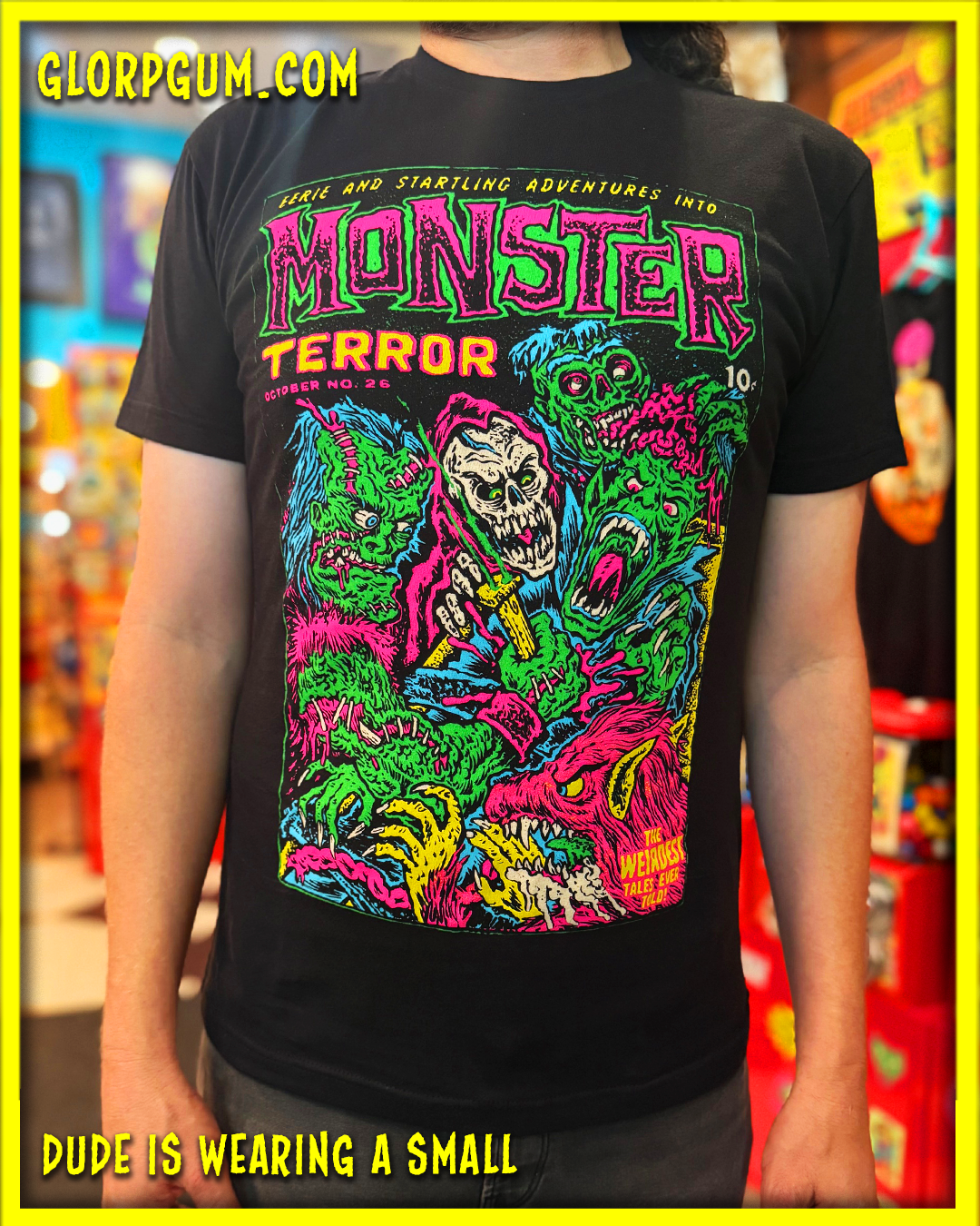 Fright Bite Black! (with Monster TERROR! T-Shirt!)