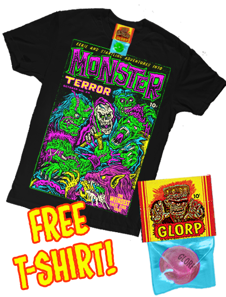 Fright Bite Black! (with Monster TERROR! T-Shirt!)