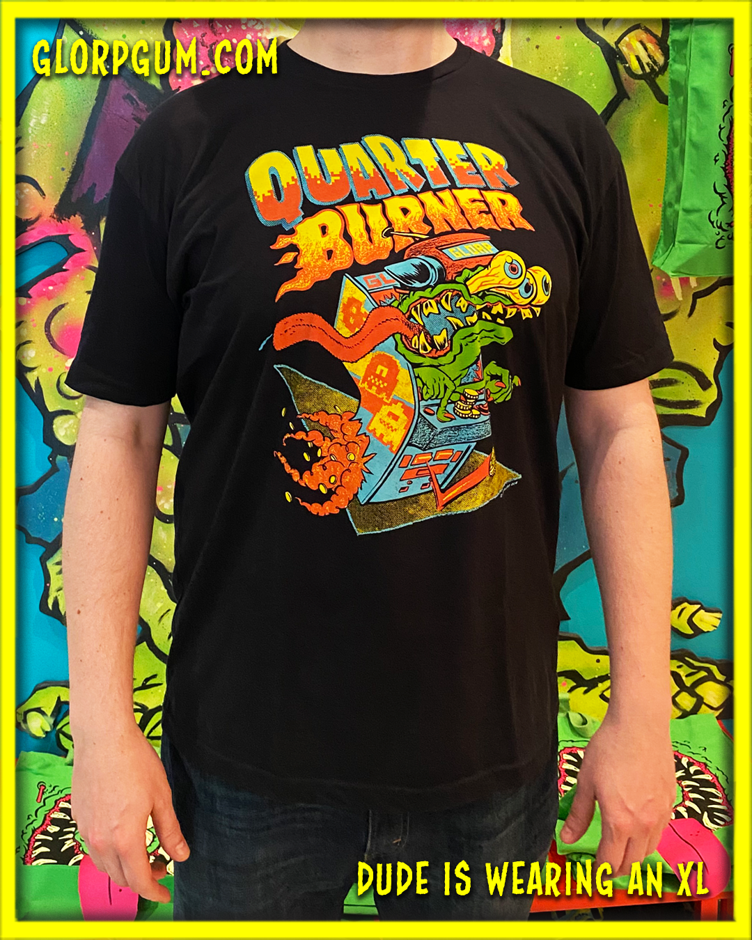 GLORP Arcade Blaster! (with ALL-NEW FREE Quarter Burner T-Shirt)