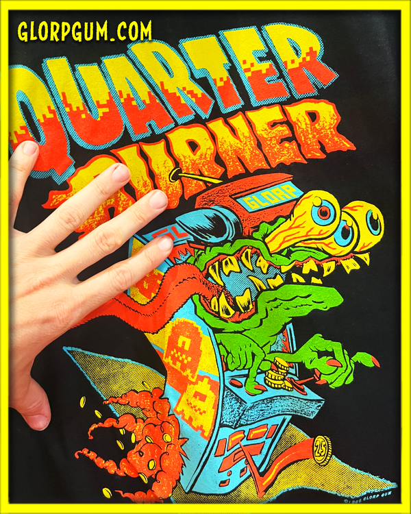 GLORP Arcade Blaster! (with ALL-NEW FREE Quarter Burner T-Shirt