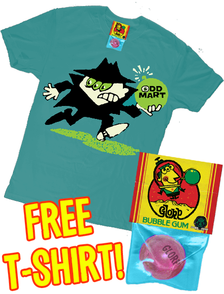 GLORP ASTRO! (with FREE Odd Mart Spy Guy T-Shirt)