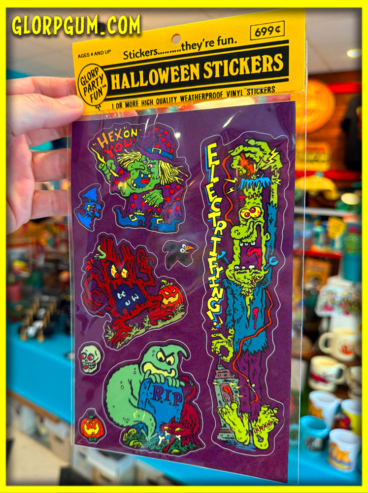 Odd Mart Halloween Sticker sheet!