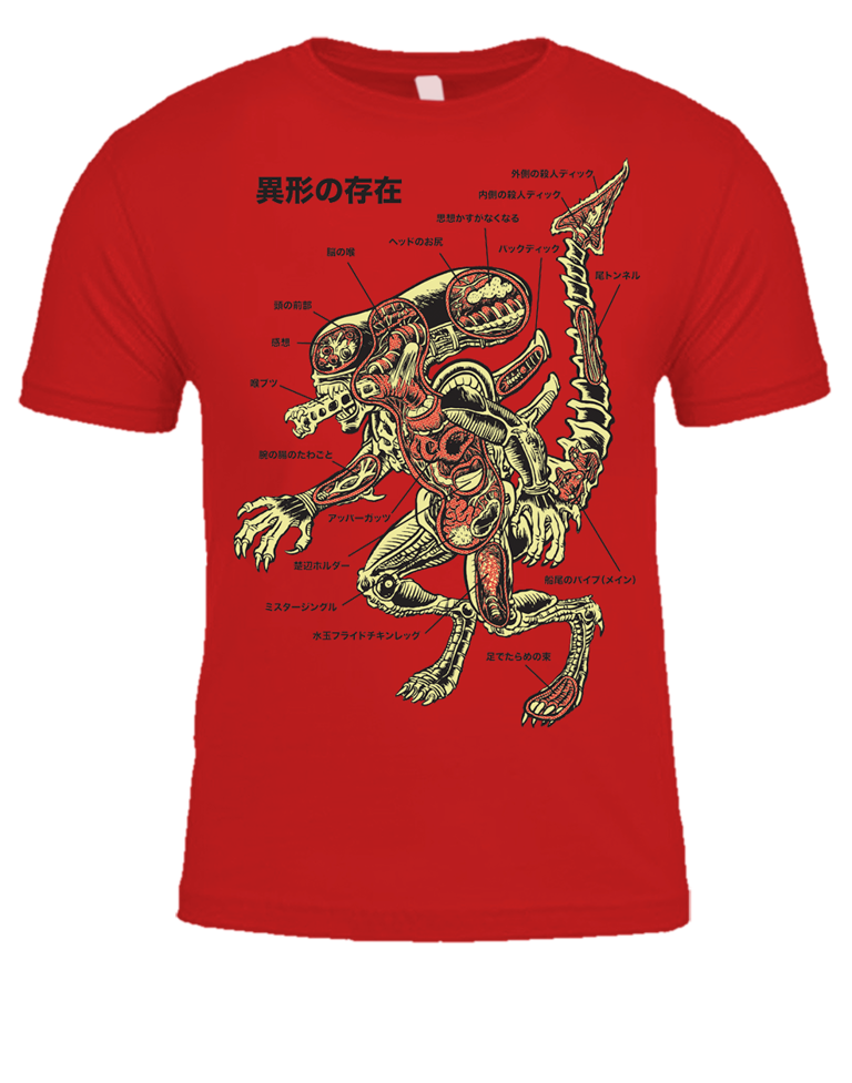 Anatomy of the Xenomorph T-Shirt