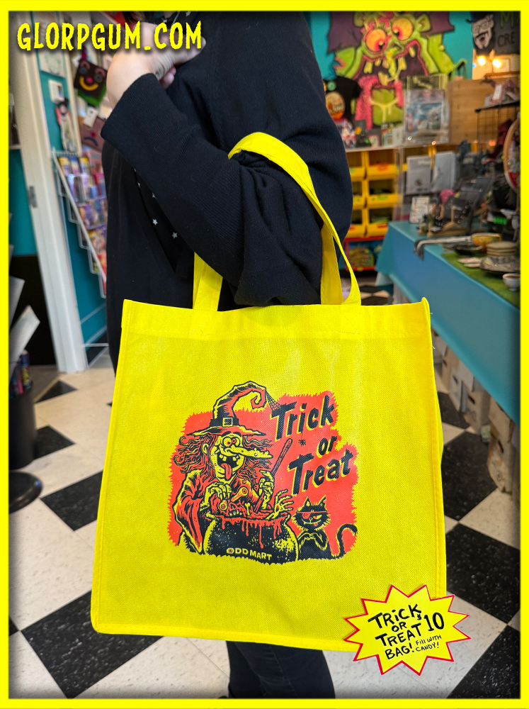 ODD MART Yellow Trick Or Treat sack!