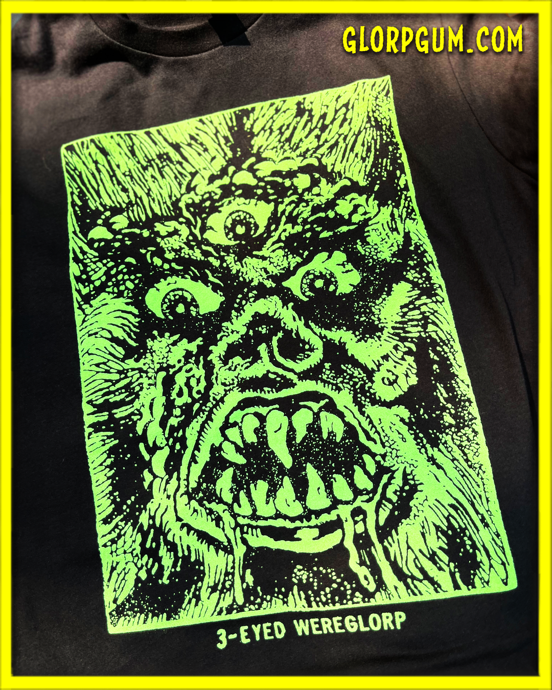 GLORP Fright Bite! (with FREE 3-Eyed WereGLORP T-Shirt)
