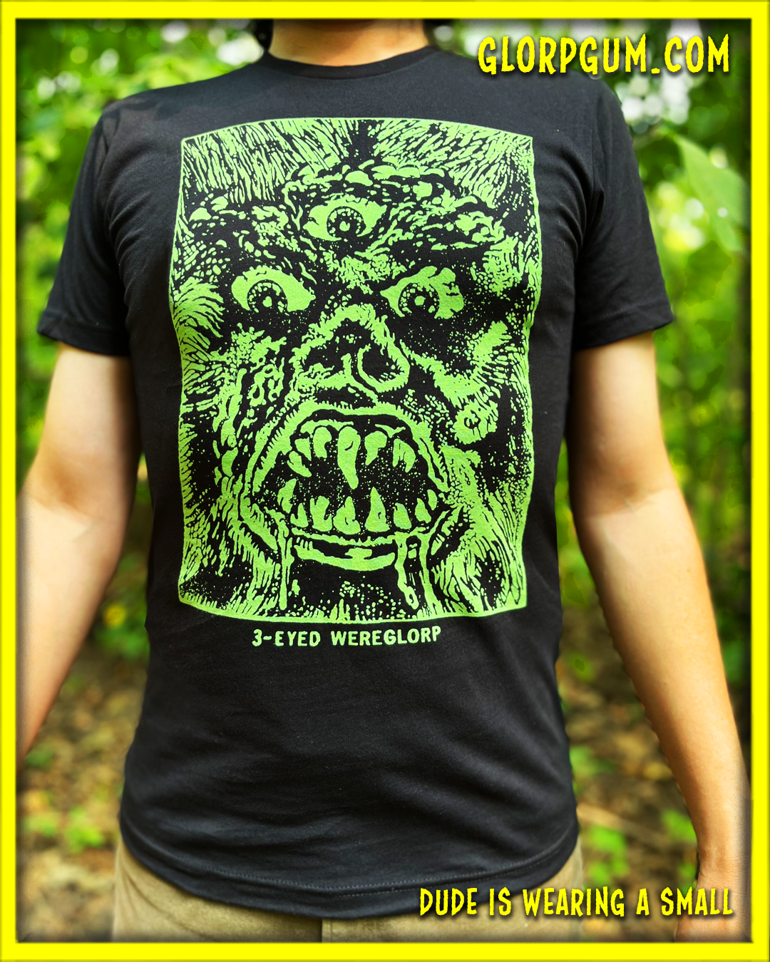 GLORP Fright Bite! (with FREE 3-Eyed WereGLORP T-Shirt)