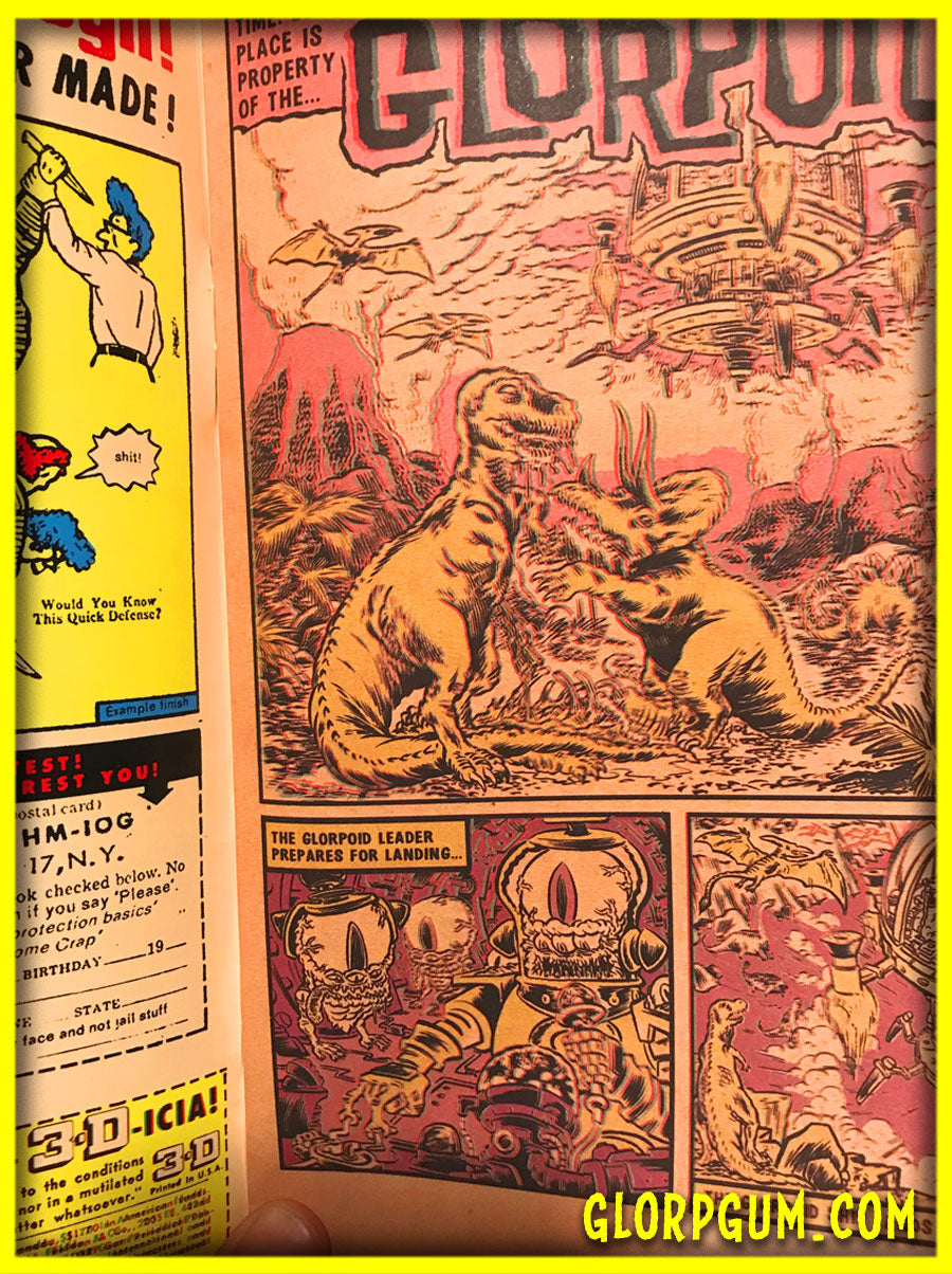 BANNED COVER! Romantic 3-D Sci-FI Nightmare Goes To War #2