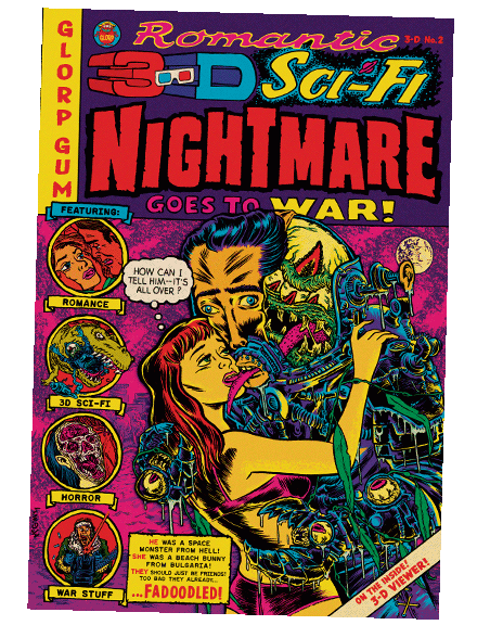 Romantic 3-D Sci-FI Nightmare Goes To War #2