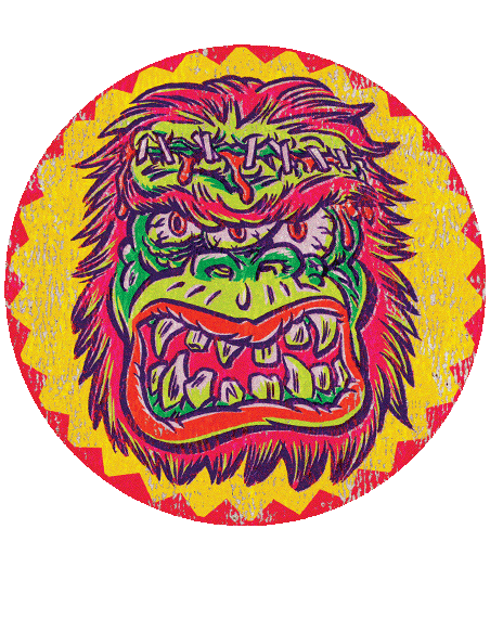 GLORP Acid Ape Sticker!