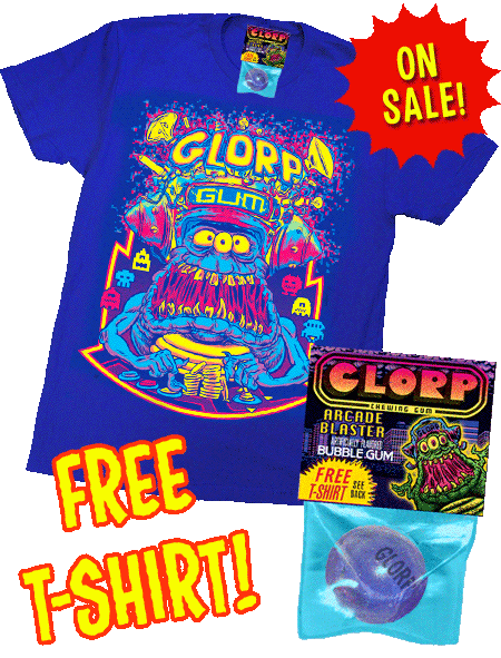 Arcade Blaster Gum (with FREE T-Shirt!)