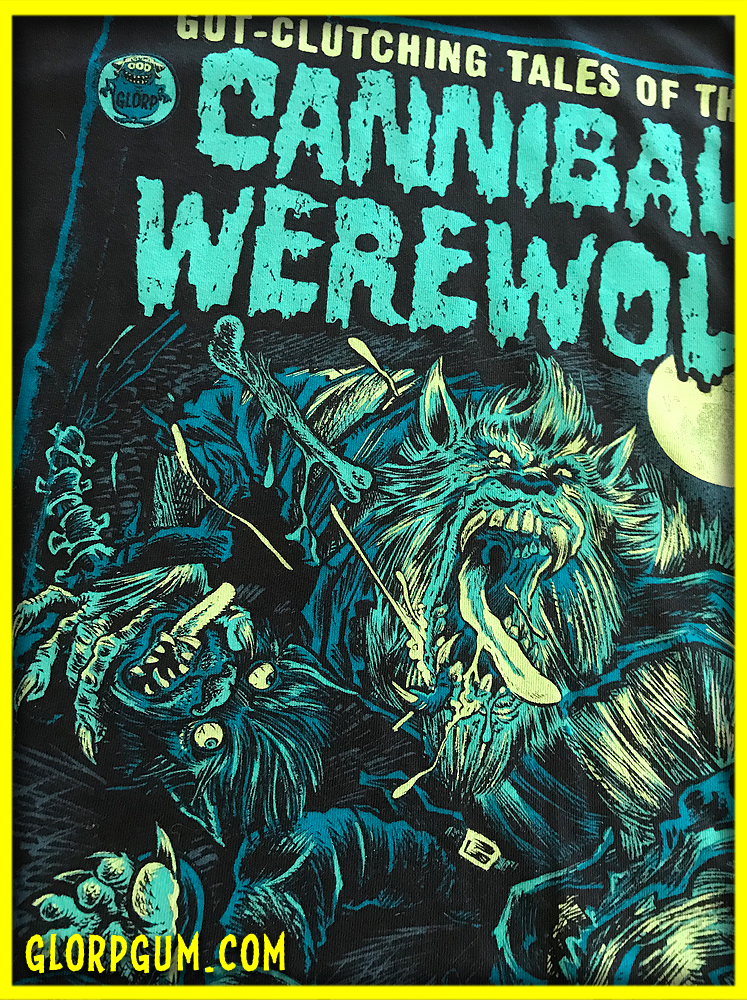 GLORP Fright Bite! (with FREE Cannibal Werewolf T-Shirt)