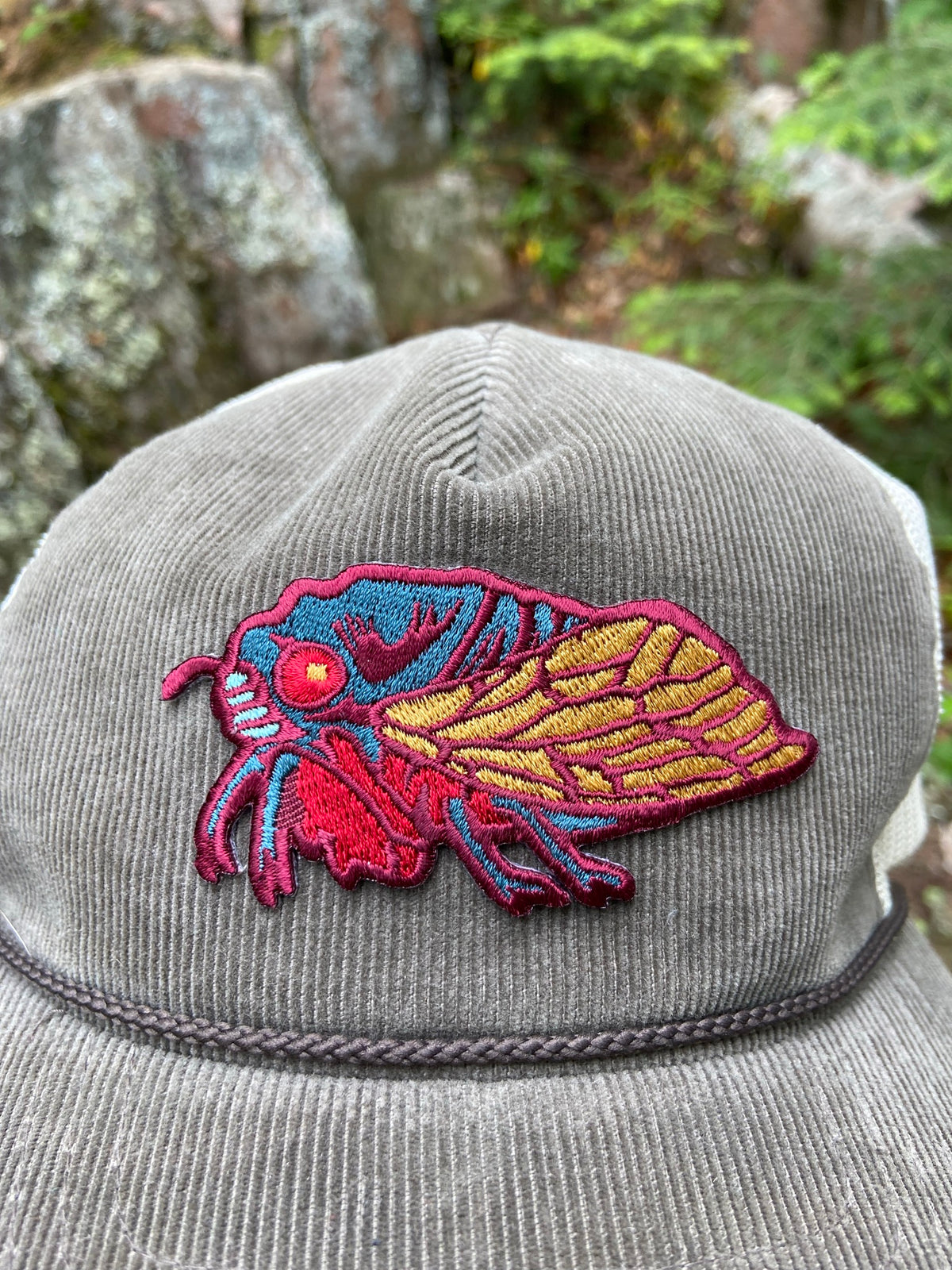 Stoked Wood Peel-N-Stick Die Cut Cicada Patch