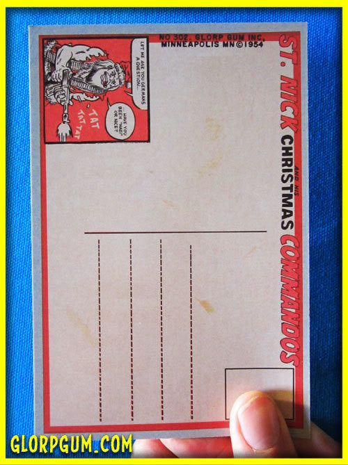St. Nick and His Christmas Commandos Holiday Cards - Glorp Gum