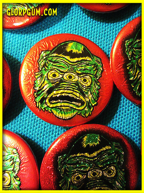 GLORP Metallic Monsters Button Set!