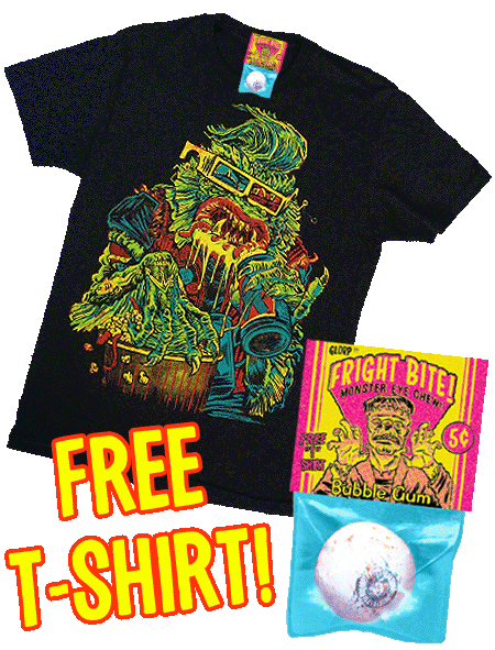 Fright Bite Monster Eye Chew! (with FREE Creature Feature T-Shirt!)