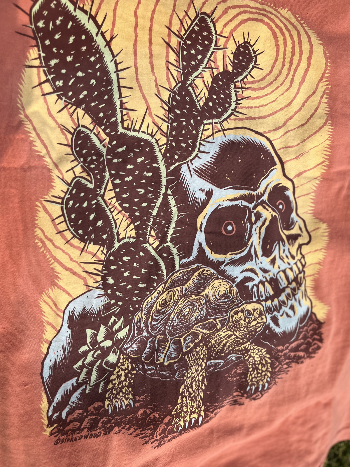 Stoked Wood Desert Heat Tee