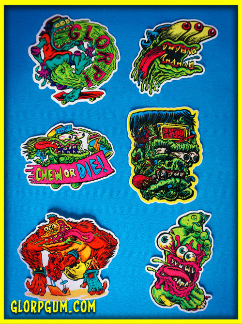 GLORP Die Cut Delight Sticker Pack!
