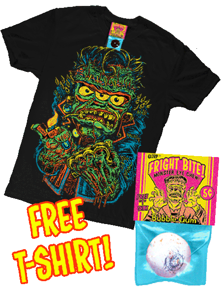 Fright Bite Black! (with FREE Fightin' Frank T-Shirt!)