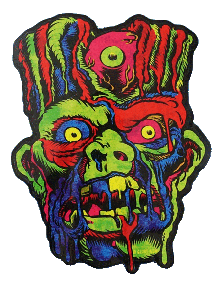 GLORP Gory Ghoul Sticker: FRANKEN-GLORP