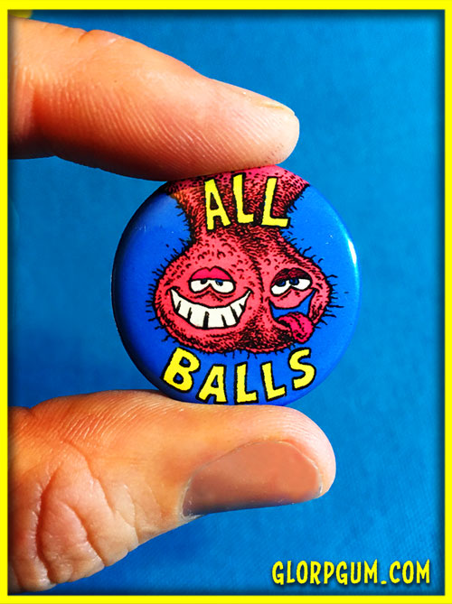 GLORP Funny Phrases Button Set