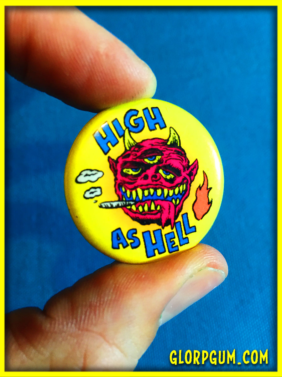 GLORP Funny Phrases Button Set