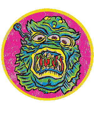 GLORP Vintage Monster Mask Sticker Pack!