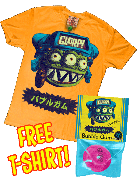 GLORP in Japan GOLD (with FREE GLORP Face T-Shirt)