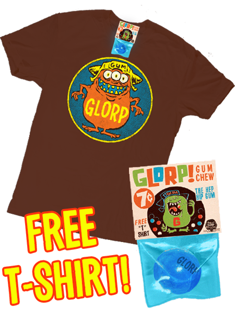 GLORP Hep Chew (with FREE Brown GLORP Logo T-Shirt)