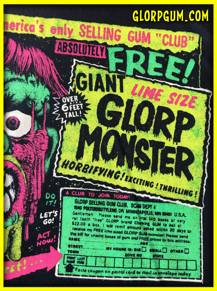 GLORP Fright Bite! (with FREE GLORP Monster T-Shirt)
