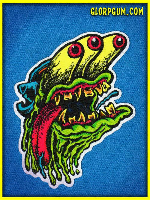 1980&#39;s GLORP Wad Sticker