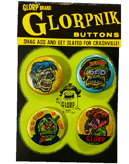 GLORPNIK Gross-Oh's Button Set!