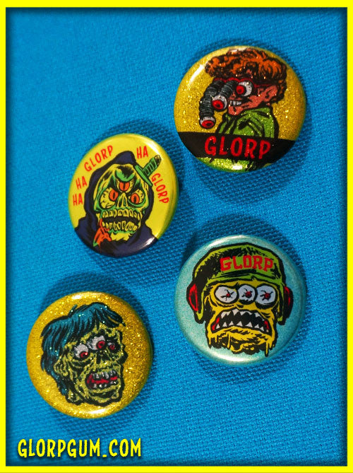 GLORPNIK Gross-Oh's Button Set!