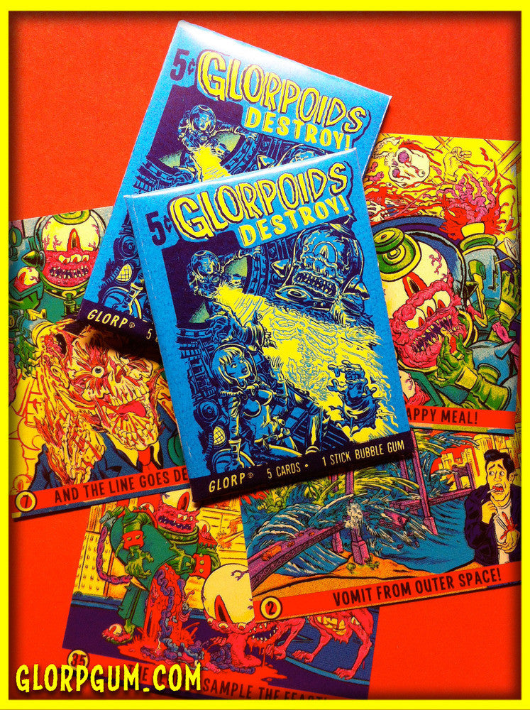Glorpoids Destroy! Trading Cards