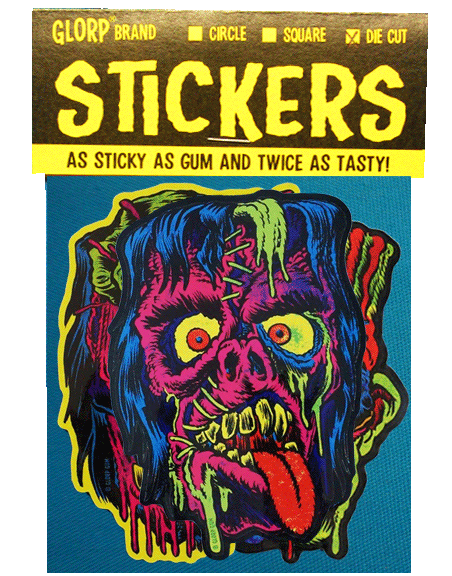 GLORP Gory Ghoul Sticker pack!