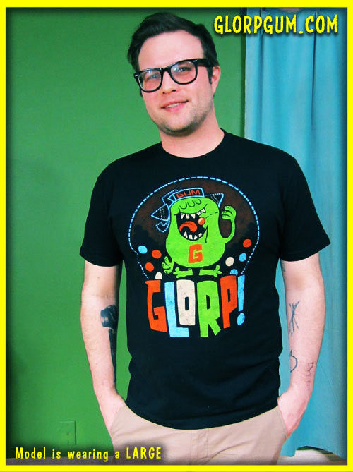 GLORP Gum Chew (with FREE Glorpball Machine Logo T-Shirt!)