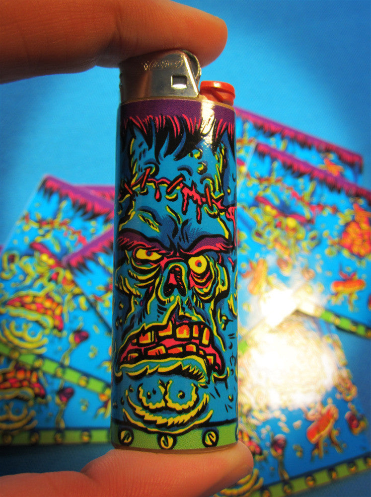 Frankenstein Lighter Sticker