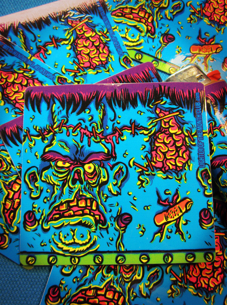 Frankenstein Lighter Sticker